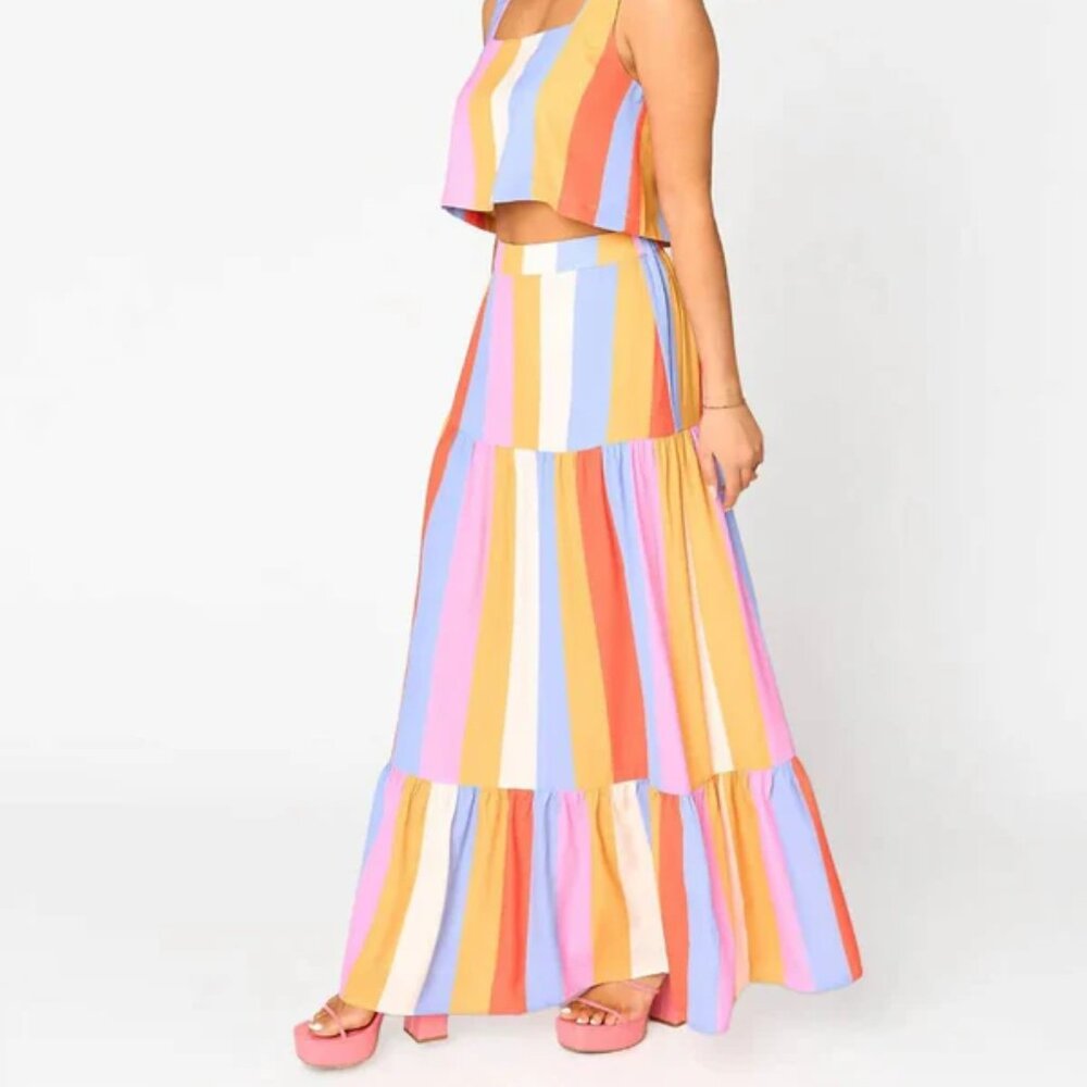 BUDDY LOVE Pool Boy Cookie Striped Skirt Set NWT